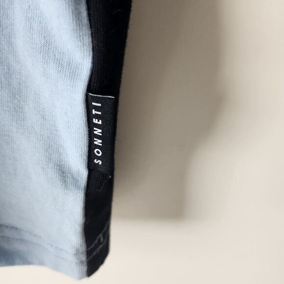 NEW SONNETI London Men’s Capri Color Block Logo Short Sleeve T-Shirt Tee M NWT - Picture 6 of 7